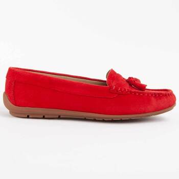 Sapatos Mulher Mocassins Purapiel 103044 Vermelho