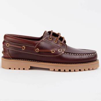 Sapatos Mulher Sapato de vela Purapiel 103058 Castanho