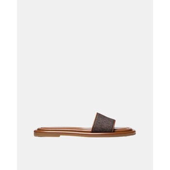 Sapatos Mulher Sandálias MICHAEL Michael Kors 40S5DNFS1B DANA SLIDE Castanho