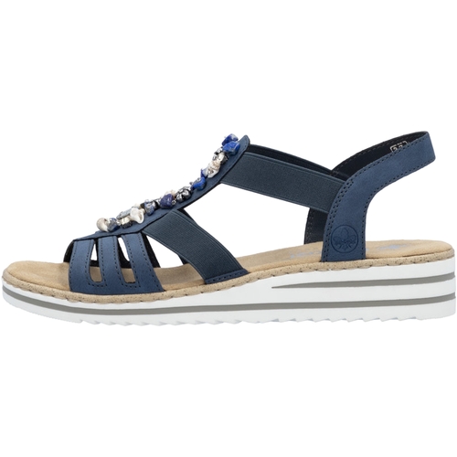 Sapatos Mulher Sandálias Rieker 256227 Azul