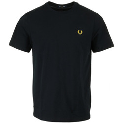 Textil Homem T-Shirt mangas curtas Fred Perry Crew Neck T-Shirt Azul