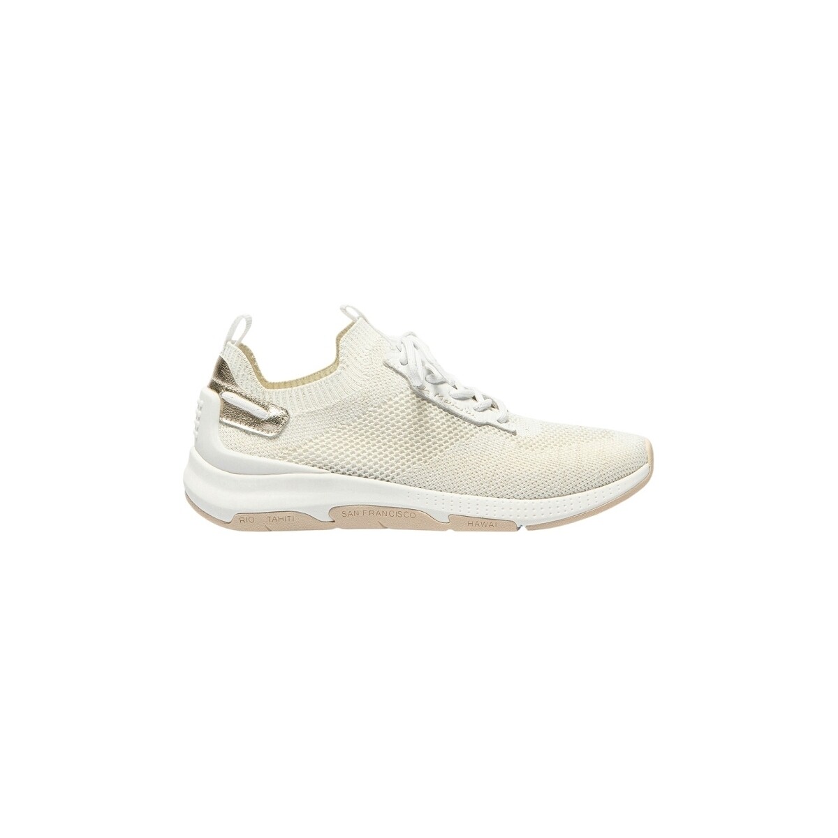 Sapatos Mulher Sapatos TBS JELLINA C7L97-CHINE BLANC + GOLD Blanc Branco