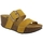 Sapatos Mulher Chinelos Plakton SO ROCK AFELPADO OCRE 648-X CREPE Jaune Amarelo