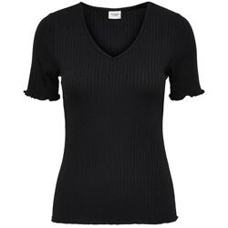 Textil Mulher T-shirts e Pólos JDY  Preto