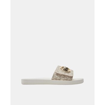 Sapatos Mulher Sandálias MICHAEL Michael Kors 40R4MKFA1B CHARM SLIDE Bege