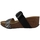 Sapatos Mulher Chinelos Plakton SO ROCK GLITTER ZEBRA LAMINADO GR Gris Cinza