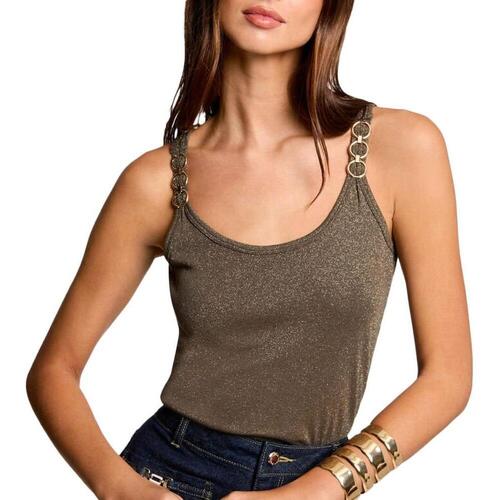 Textil Mulher Tops sem mangas Morgan  Verde