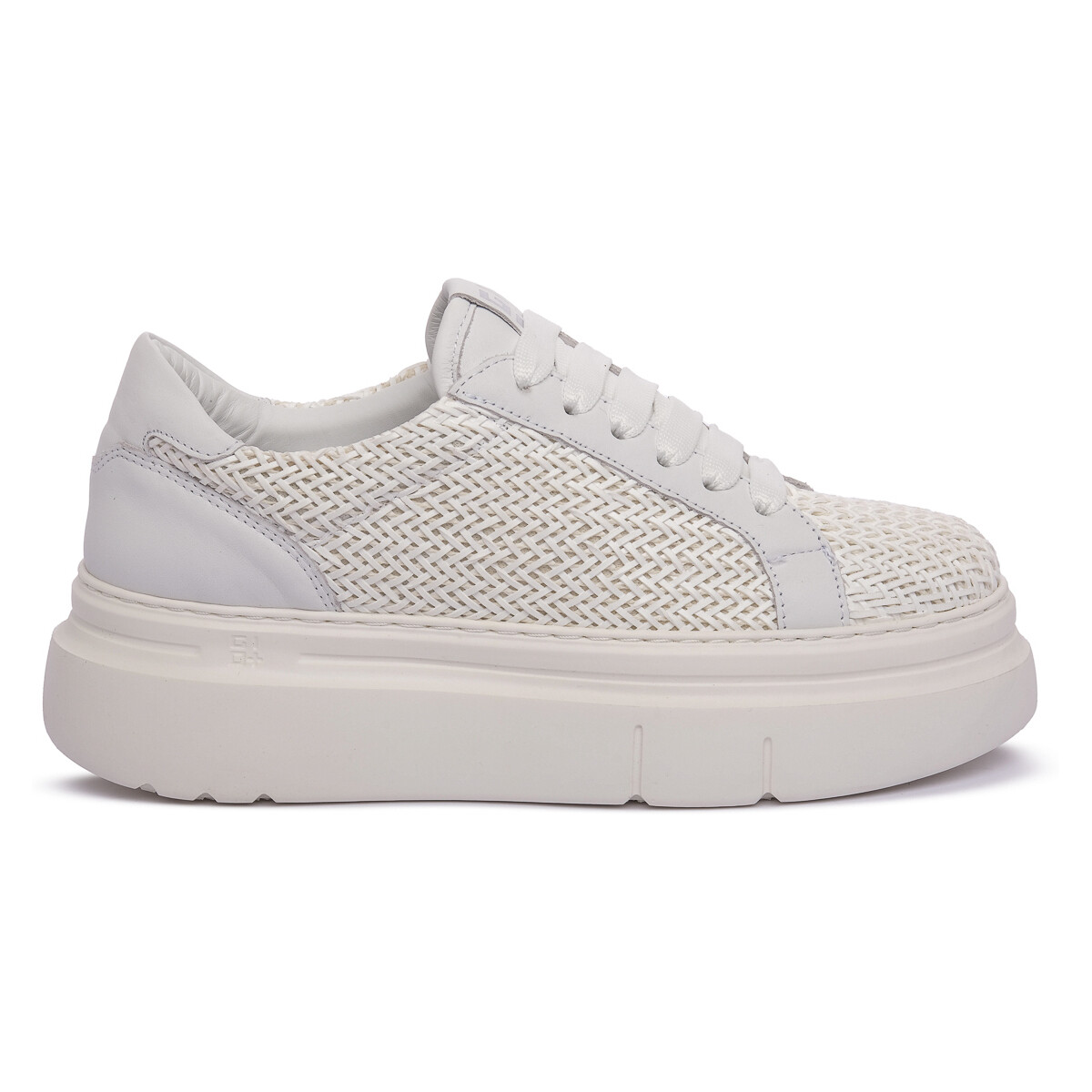 Sapatos Mulher Sapatilhas Gio + GIO COMBI INTRECCIO WHT Branco