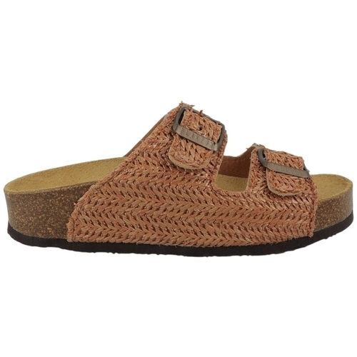 Sapatos Mulher Chinelos Plakton BETA MET Castanho