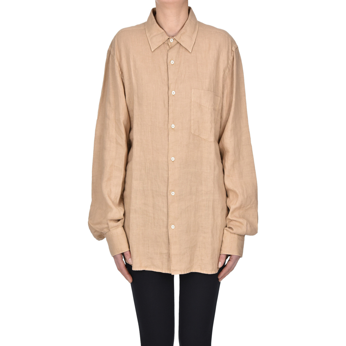 Textil Mulher camisas Aspesi TPC00005159AE Bege