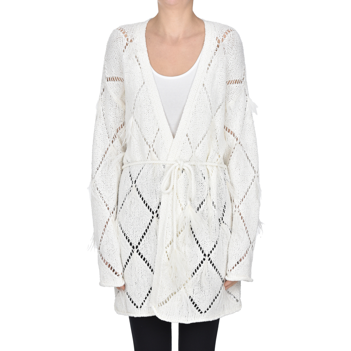 Textil Mulher Casacos de malha Twin Set MGC00005026AE Branco