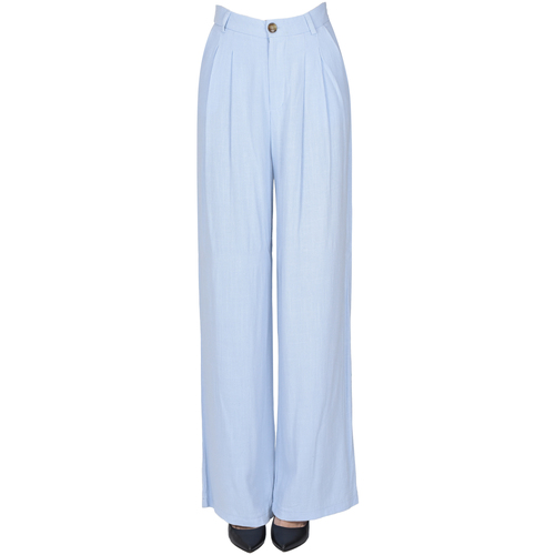 Textil Mulher Calças Blanca PNP00005182AE Azul