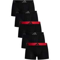 Roupa de interior Homem Boxer adidas Originals 5 packs de calções de algodão Active Flex Preto
