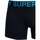 Roupa de interior Homem Boxer Superdry 3 Packs de cuecas Boxer de algodão orgânico Azul