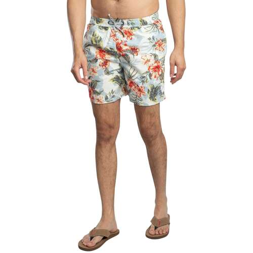 Textil Homem Fatos e shorts de banho Superdry Calções de banho com estampado havaiano 16 Multicolor