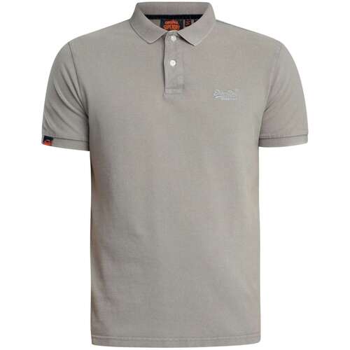 Textil Homem Polos mangas curta Superdry Camisa pólo Vintage Destroy Cinza