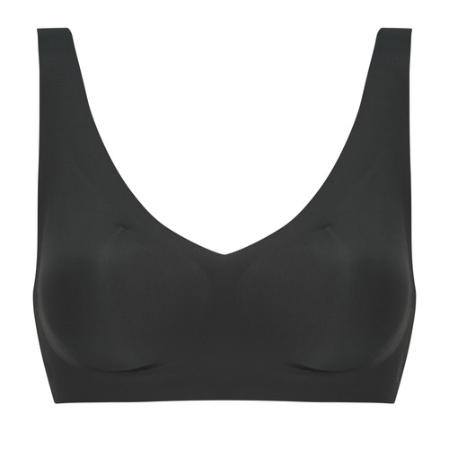 Roupa de interior Mulher Triangulares Sloggi  ZERO Feel 2.0 Bralette Preto