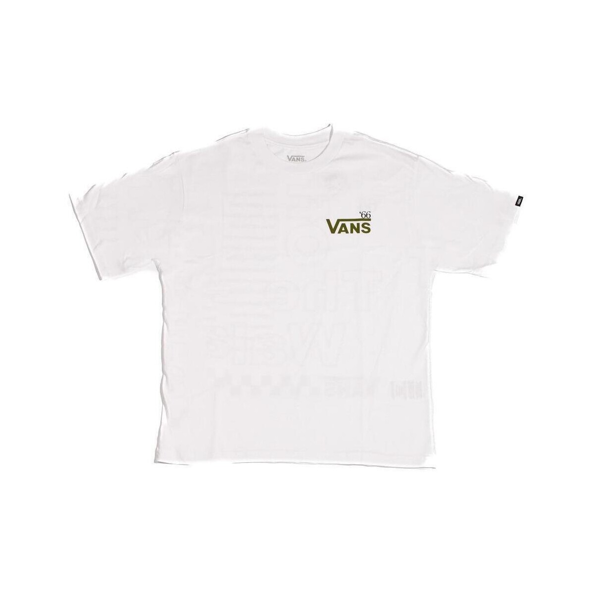 Textil Homem T-shirts e Pólos Vans POSTED SS Branco