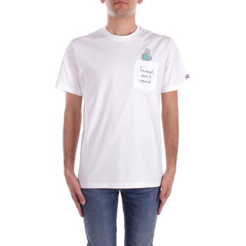 Textil Homem T-Shirt mangas curtas Mc2 Saint Barth AUS0001 05140H Branco