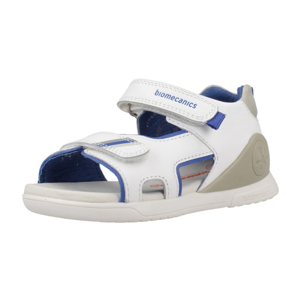 Sapatos Rapaz Sandálias Biomecanics 252147B Branco