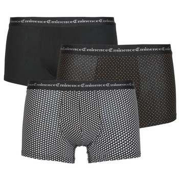 Roupa de interior Homem Boxer Eminence BUSINESS BOXER Pack de 3 Preto