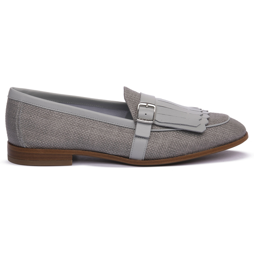 Sapatos Mulher Mocassins Frau RAFFIA ICE Branco