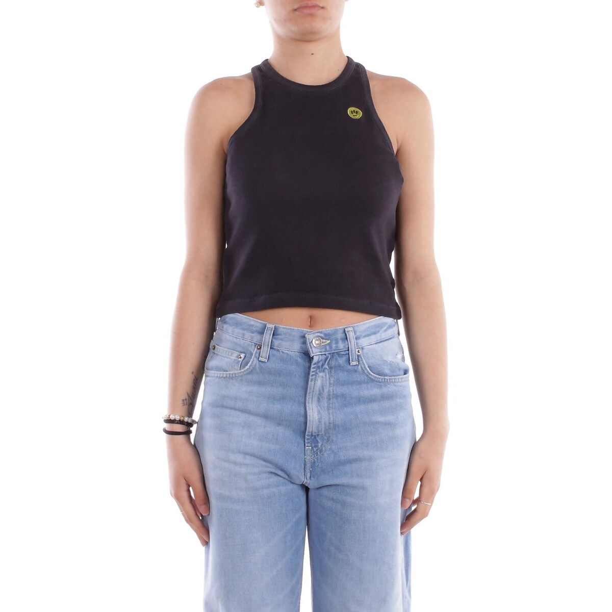 Textil Mulher Tops / Blusas Barrow S5BWWOKA137 Preto