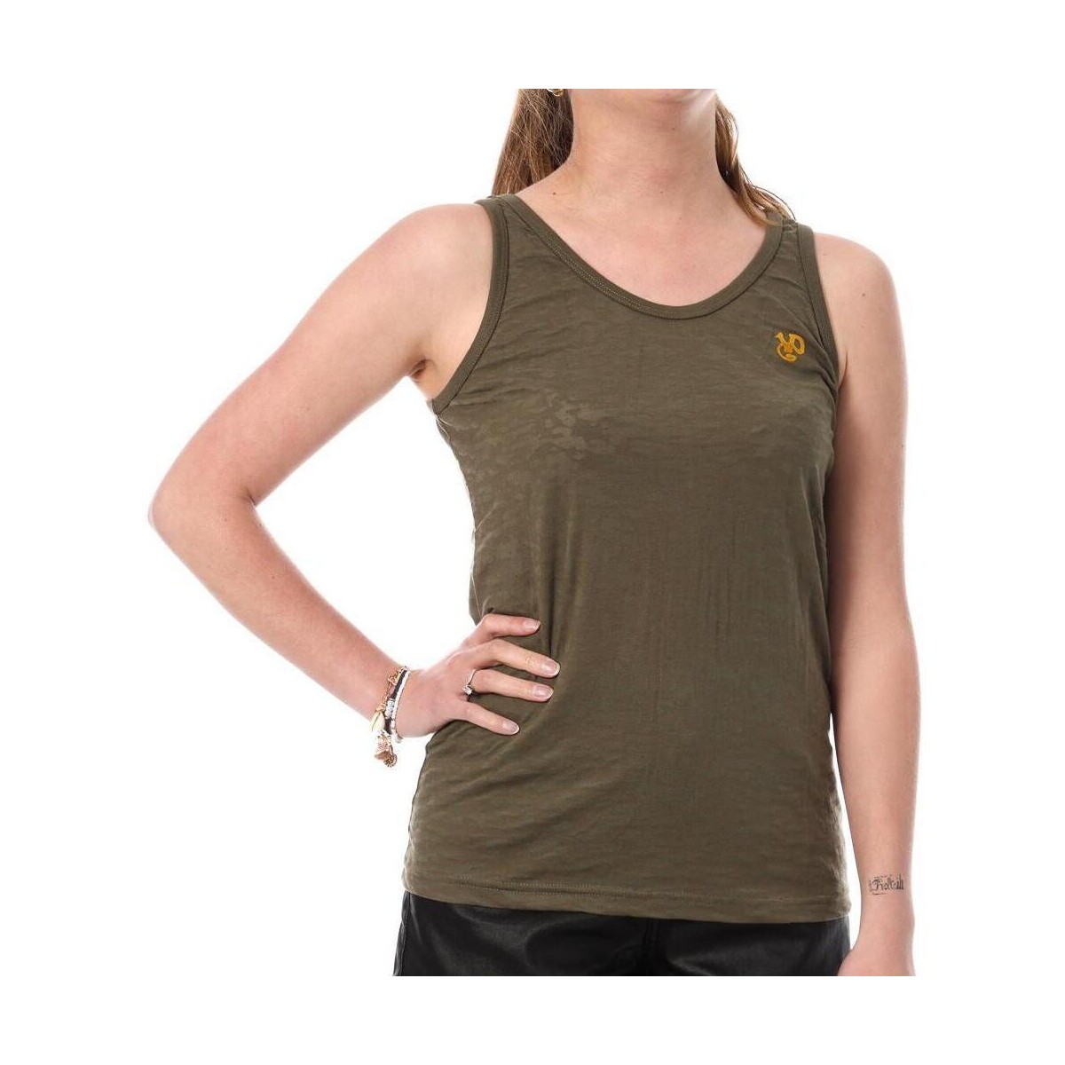 Textil Mulher Tops sem mangas Von Dutch  Verde
