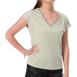 Textil Mulher T-shirts e Pólos Morgan  Verde