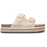 Sapatos Mulher Chinelos La Modeuse 74975_P177110 Bege