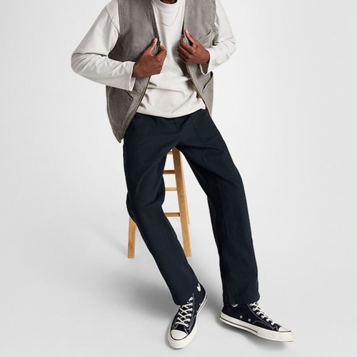 Converse DOUBLE KNEE HARBOR PANTS Preto