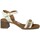 Sapatos Mulher Sandálias Oh My Sandals SANDALIAS DE PIEL BEIGE CON TACÓN BAJO APLAUSO 5622 Multicolor