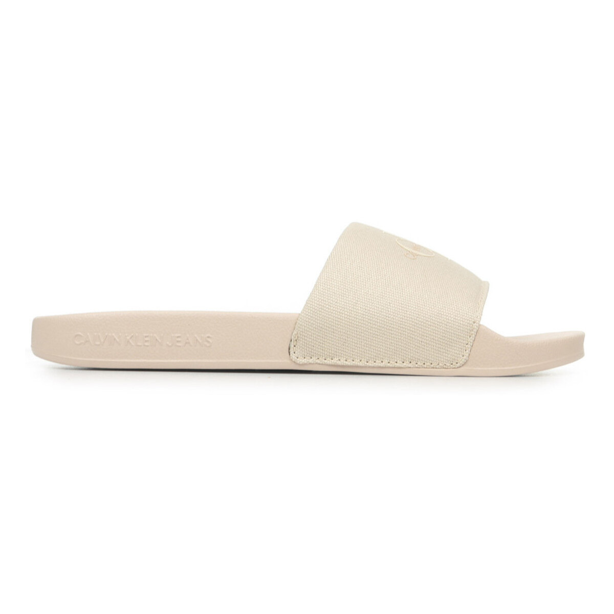 Sapatos Mulher Sandálias Calvin Klein Jeans Slide Monogram Wn Rosa