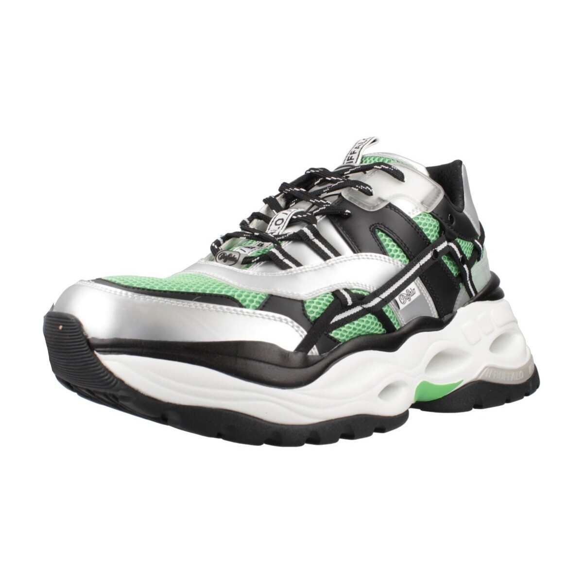 Sapatos Homem Sapatilhas Buffalo TRIPLET HOLLOW B Prata