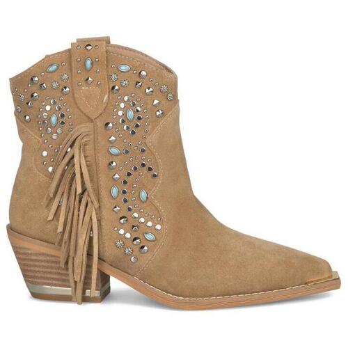 Sapatos Mulher Botins ALMA EN PENA V250123 Castanho