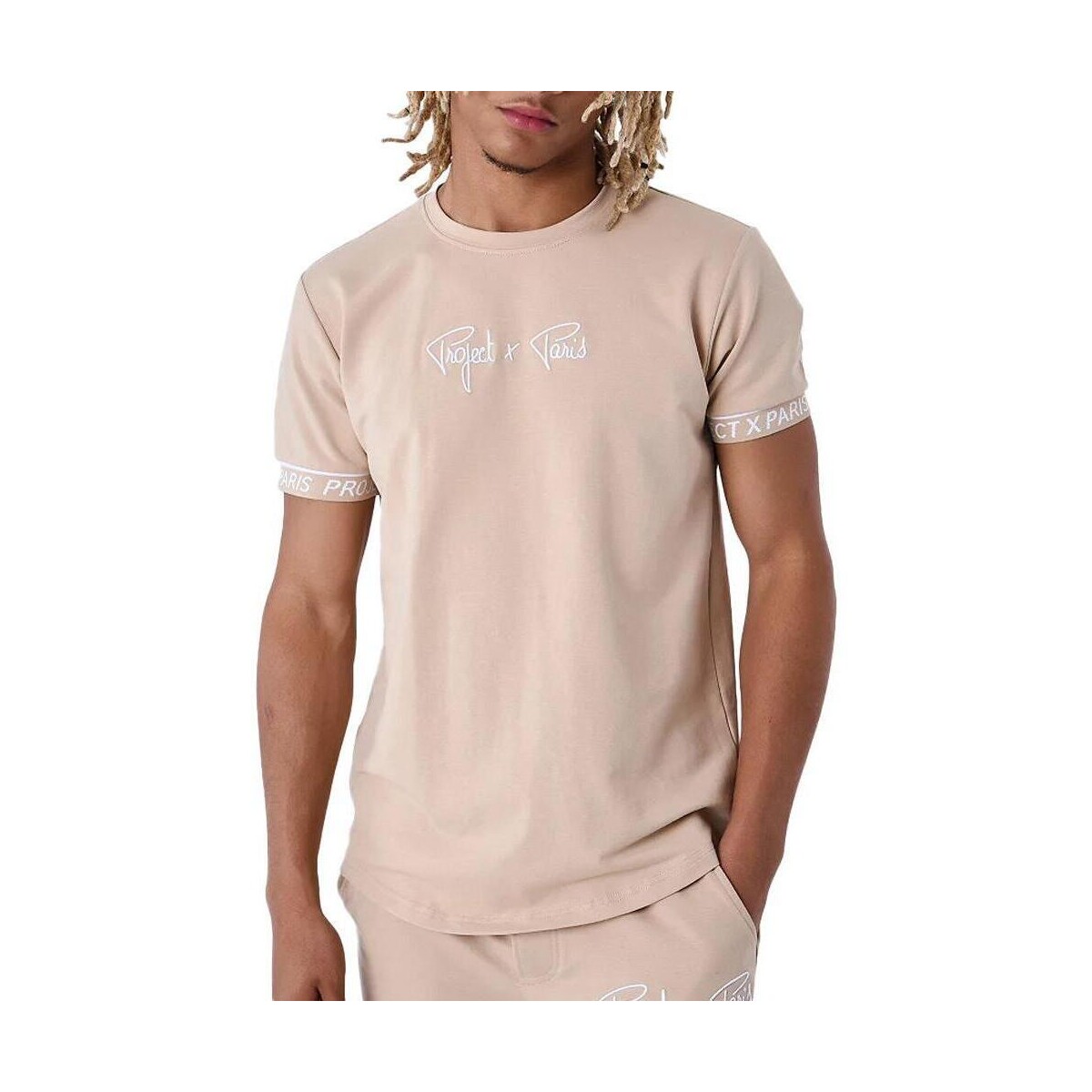 Textil Homem T-shirts e Pólos Project X Paris  Bege