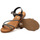 Sapatos Mulher Sandálias Cbp - Conbuenpie CBP : Sandálias planas em pele de chumbo : Mulher Prata