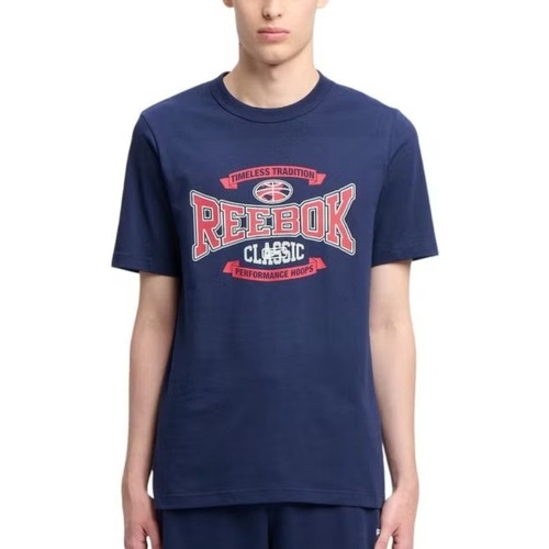 Textil Homem T-shirts e Pólos Reebok Sport 161705 Azul