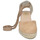 Sapatos Mulher Alpargatas Chamby : Alpargatas de juta e couro bege : Mulher Bege