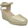 Sapatos Mulher Alpargatas Chamby : Alpargatas de juta e couro dourado : Mulher Ouro