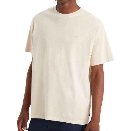 Textil Homem Polos mangas curta Levi's RED TAB VINTAGE TEE Bege