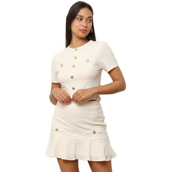 Textil Mulher Tops / Blusas La Modeuse 74838_P176779 Bege
