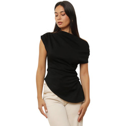 Textil Mulher Tops / Blusas La Modeuse 75078_P177484 Preto