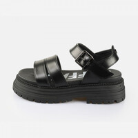 Sapatos Mulher Sandálias Buffalo Lennox ts sandal Preto