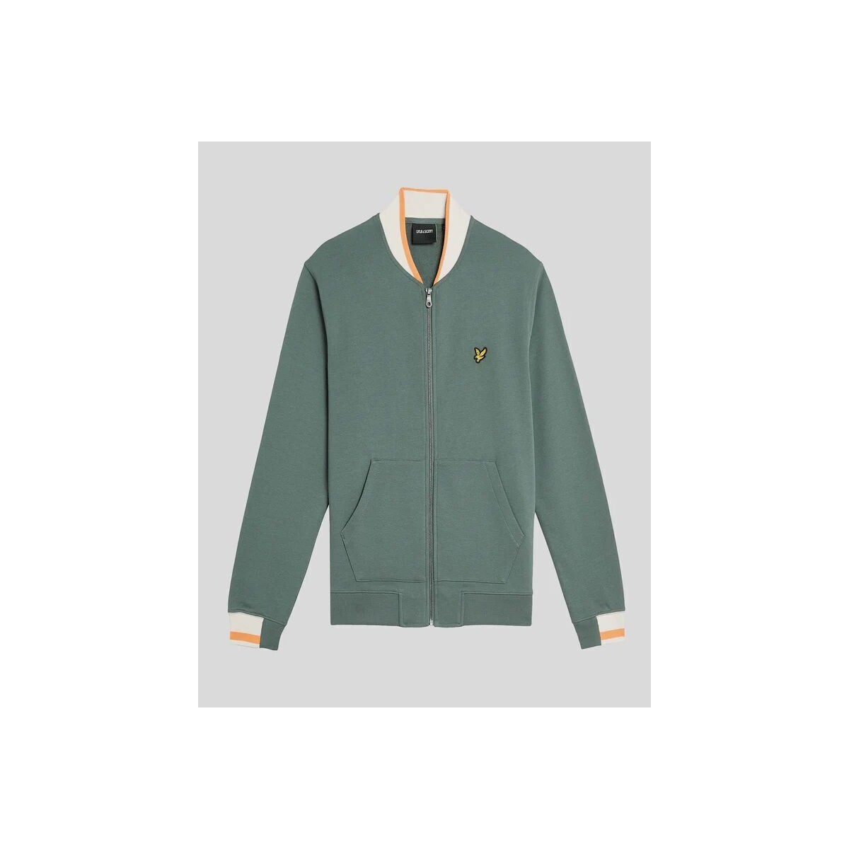 Textil Homem Casacos  Lyle & Scott ML2205V HALF TIPPED JERSEY-X583 GREEN MERCURIAL Verde