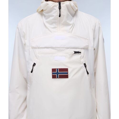 Napapijri RAINFOREST WB PKT V2 - NP0A4HX6-N1A1 WHISPER Branco