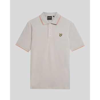 Lyle & Scott SP1524VOG TIPPED POLO-X734 PALE GREY