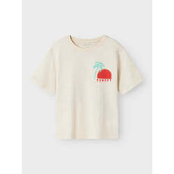 Textil Rapaz T-shirts e Pólos Name it 13241219-4715370-1-23 Branco