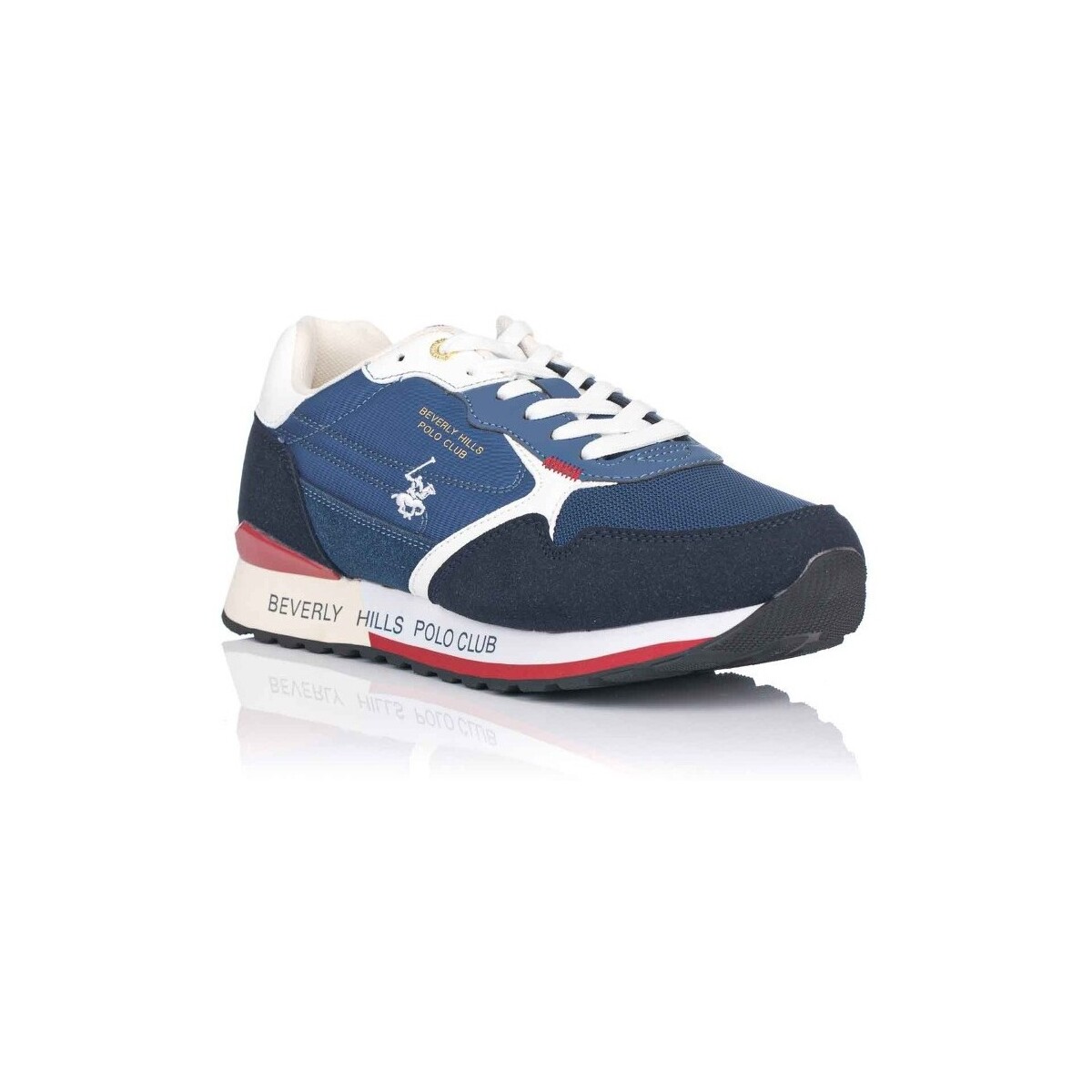 Sapatos Homem Sapatilhas U.S Polo Assn. KING POWER MIX Azul
