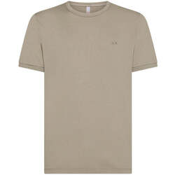 Textil Homem T-shirts e Pólos Sun68  Bege